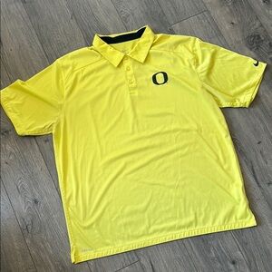 Nike Yellow Performance Polo Shirt